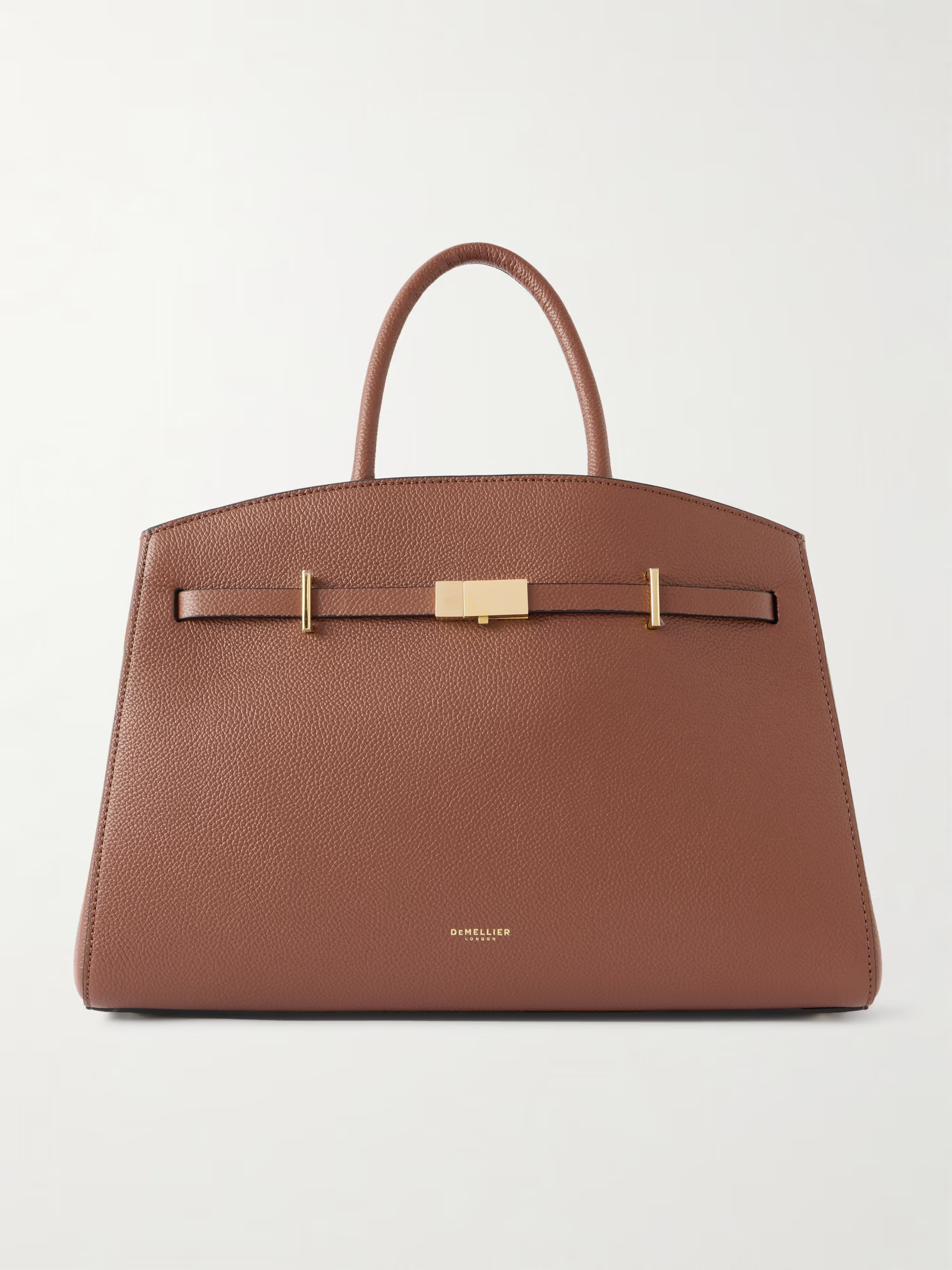 The Hudson mittelgroße Tote aus strukturiertem Leder | NET-A-PORTER (UK & EU)