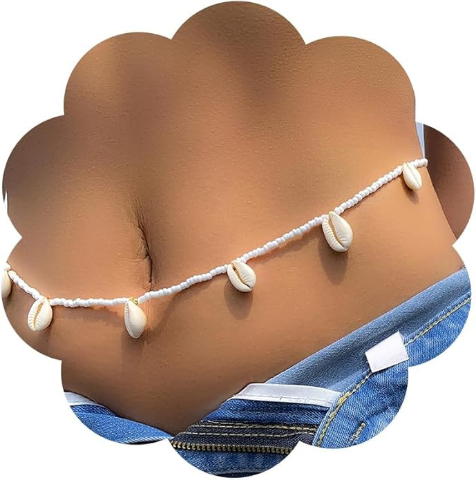 Pearl Waist Chain Pearl Belly Body Jewelry Pearl Accessories Summer Beach Body Jewelry | Amazon (US)