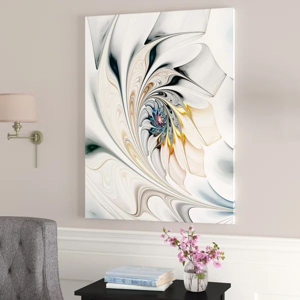 White Stained Glass Art - Print | Wayfair North America