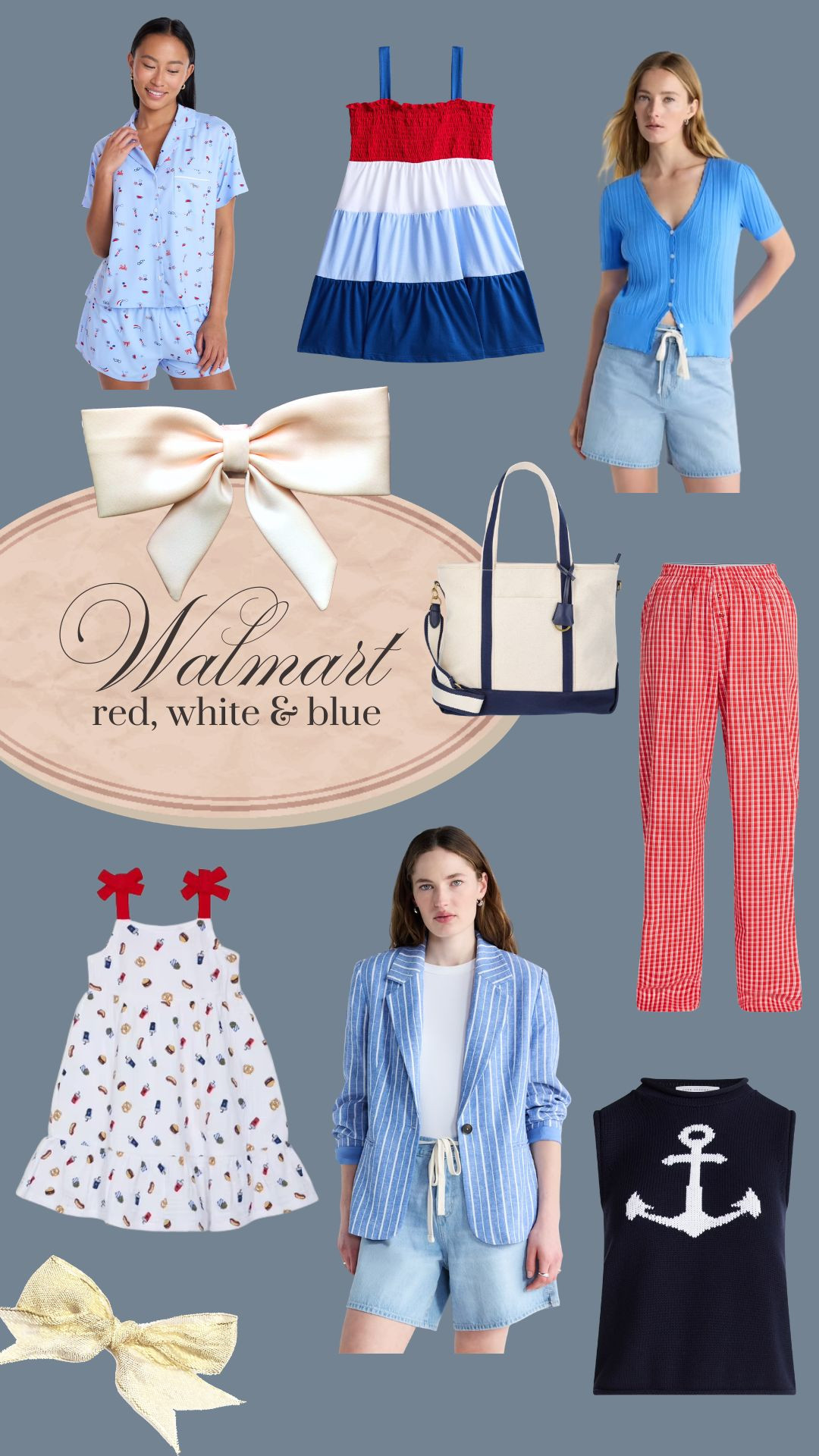 Red, white & blue finds from Walmart! Festive fits without the splurge 🇺🇸 

 #LTKootd #LTKSeasonal #LTKKids