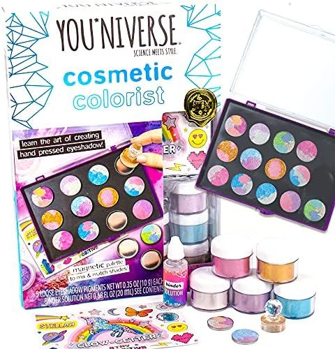 You*Niverse Cosmetic Colorist by Horizon Group USA, Create 15 Hand Pressed Eyeshadows, STEAM Kit,... | Amazon (US)