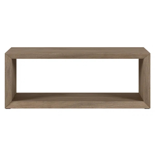 Foxtrot Faux Wood Coffee Table With Shelf | Wayfair North America