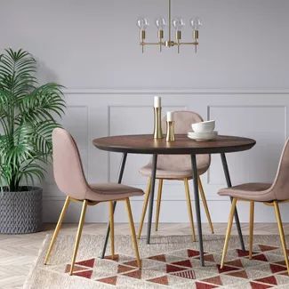 Copley Velvet Dining Chair with Brass Leg - Project 62™ | Target