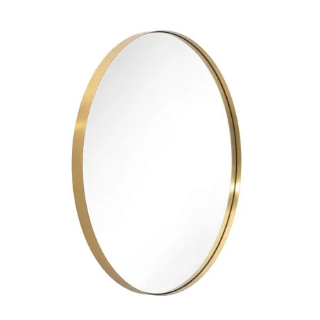 Andy Star Wall Mirror for Bathroom,Gold Oval Mirror,24x36 Inch | Walmart (US)