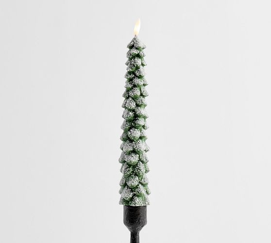 Flameless Tree Taper Candle | Pottery Barn (US)
