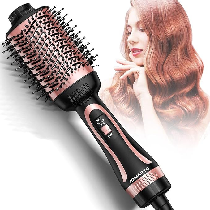 Hot Air Brush, JOMARTO Hair Dryer & Volumizer, Hair Dryer Brush, 3 in 1 Salon Hair Drying Styling... | Amazon (US)