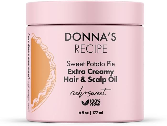 Donna's Recipe by Tabitha Brown Sweet Potato Pie Hair & Scalp Oil – Lightweight, Moisture-Rich,... | Amazon (US)