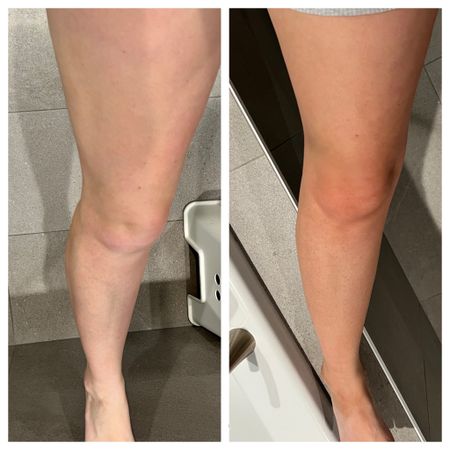 Before and after one application of Lux Unfiltered deep.

#LTKbeauty