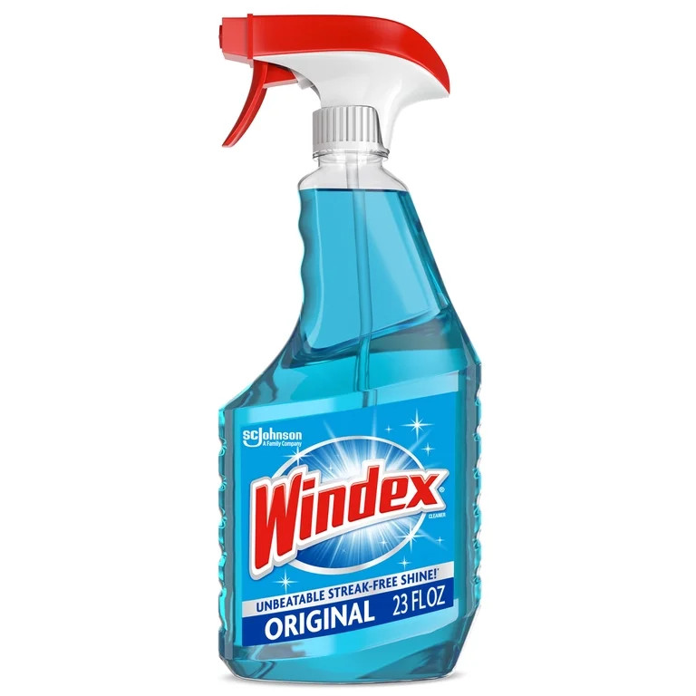 Windex® Glass Window Cleaner, Original Blue, Spray Bottle, 23 fl oz | Walmart (US)