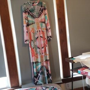 SKIMS 3X art deco train Summer Mesh dress NWT | Poshmark