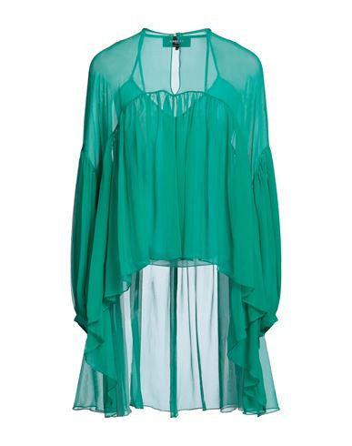 Rochas Woman Top Emerald green Size 4 Silk | YOOX (US)