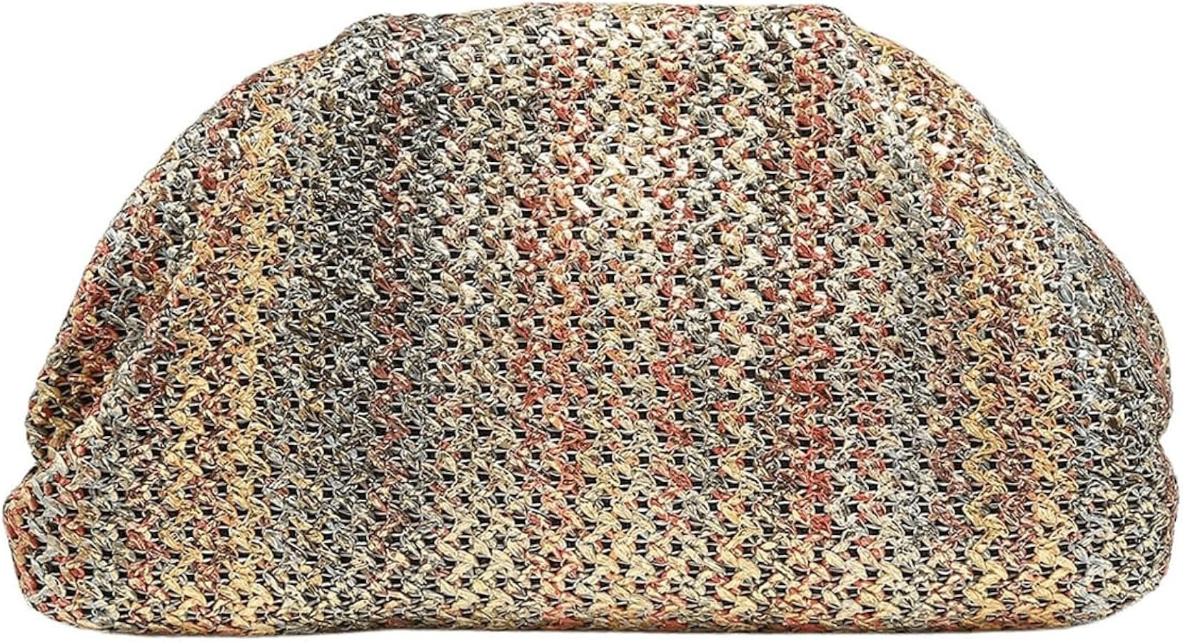 Verdusa Women's Straw Woven Clutch Handbags Striped Dumpling Clutch Purses | Amazon (US)