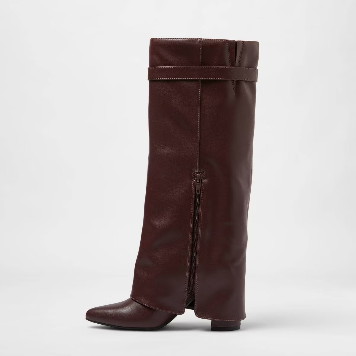 Women’s Tambra Boots with Memory Foam Insole – A New Day™ Burgundy 8 | Target