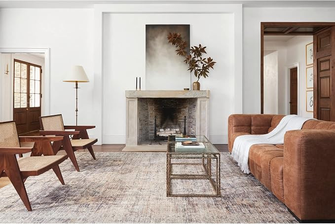 Livabliss x Becki Owens Marlene Area Rug, 9'11" x 14', Dark Brown | Amazon (US)