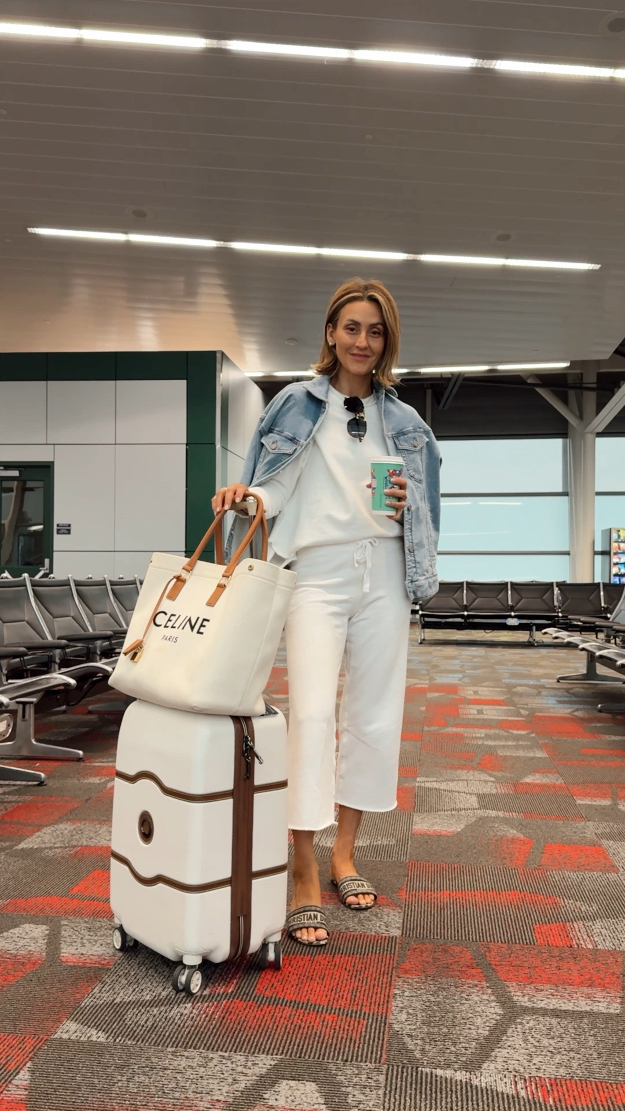 Loving this spring travel set! Size XS, comfy and chic - oversized denim jacket XS 

#LTKover40 #LTKstyletip #LTKtravel