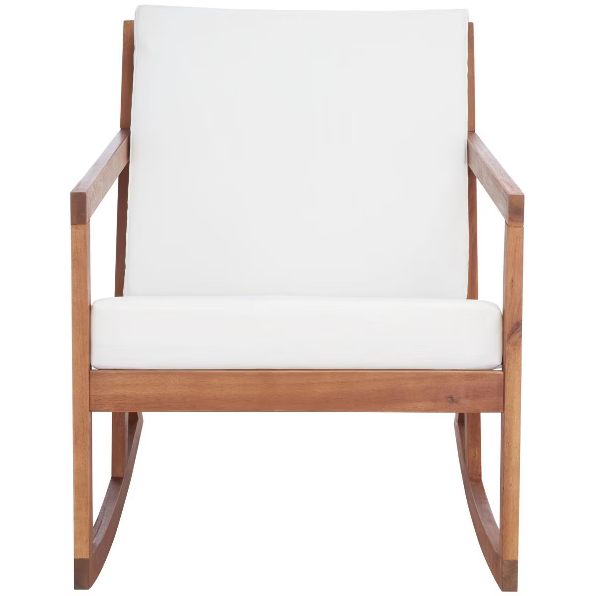 Vernon Rocking Chair Indoor/Outdoor - PAT7013 - Natural/Beige - Safavieh | Target