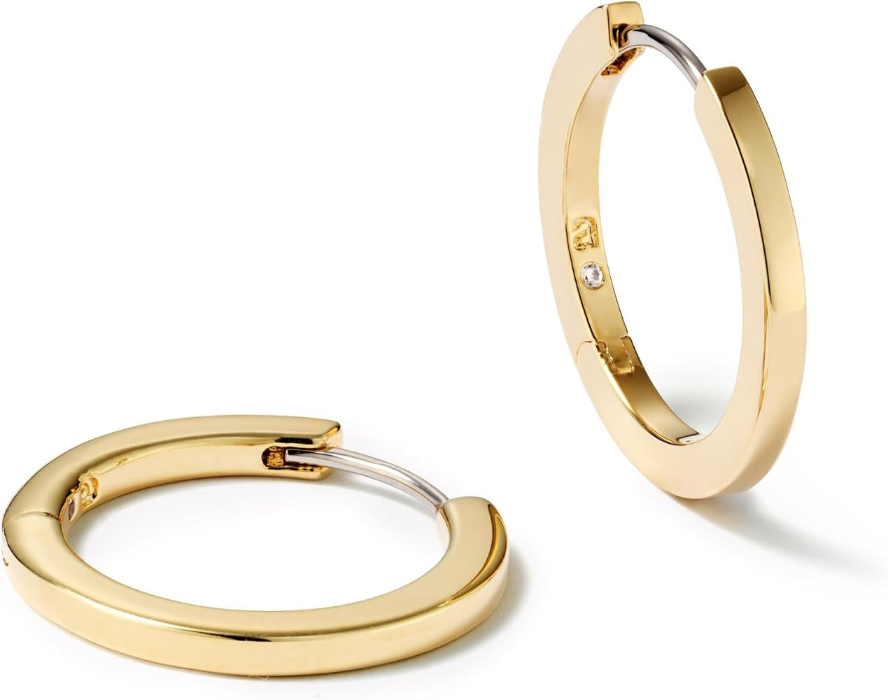 Ana Luisa Trendy Huggie Hoop Earrings for Women - 14K Gold Plated or Sterling Silver Hoop Earring... | Amazon (US)