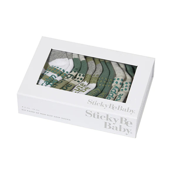 Baby Boy Box 6 Pack (Samson) | Sticky Be Socks