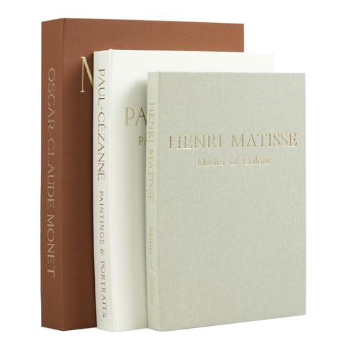 Hcyhcx Set of 3 Decorative Books for Home Decor - Vintage Fake Books for Decoration, Mini Aesthetic Book Set for Coffee Table, Shelf & Decorative Boxes (brown) | Amazon (US)