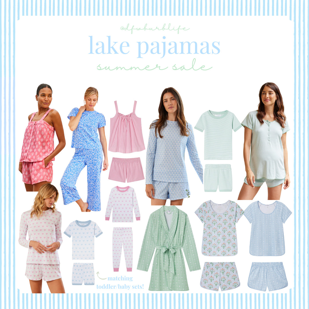 Lake Pajamas summer sale with matching sets for your toddler/baby! 

 #LTKSaleAlert #LTKKids #LTKFamily