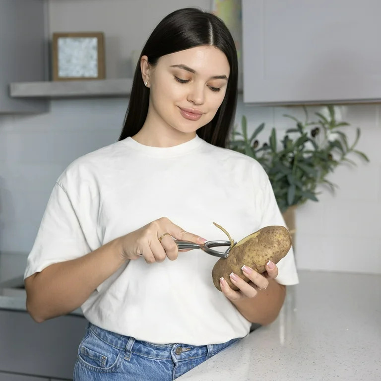 Fox Run Stainless Steel Y Shaped Vegetable Peeler With Ergonomic Handle - Walmart.com | Walmart (US)