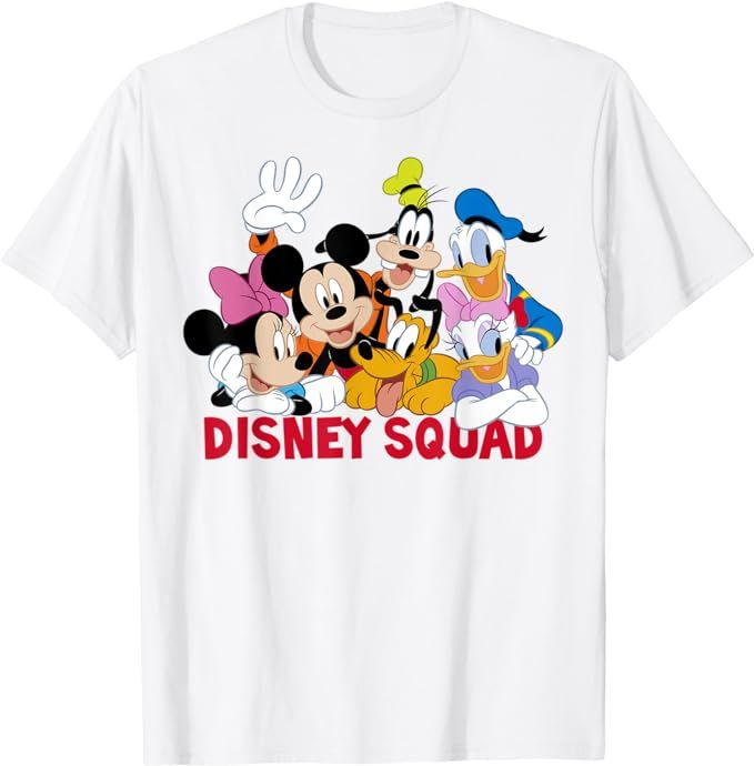 Disney Mickey And Friends Disney Squad T-Shirt | Amazon (US)
