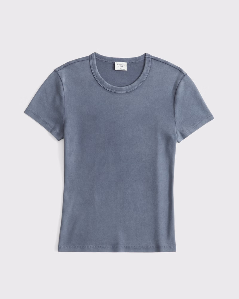 Vintage Rib Baby Tee | Abercrombie & Fitch (US)