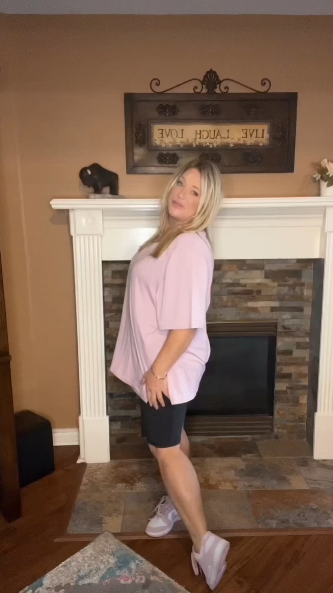 The softest biker/yoga shorts 
Size lg
Shirt lg


#LTKShoeCrush #LTKVideo #LTKItBag