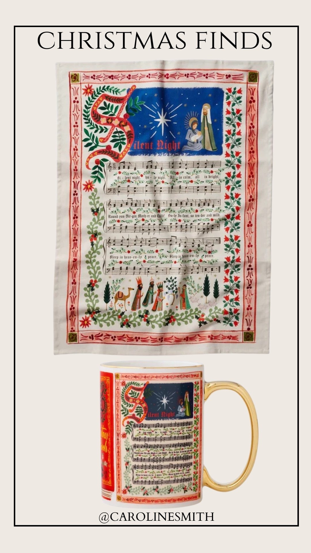 Rifle paper silent night finds



Christmas, tea towel, mug, Jesus 

#LTKFindsUnder50 #LTKSeasonal #LTKHome