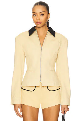 Soho Jacket in Latte | Revolve Clothing (Global)