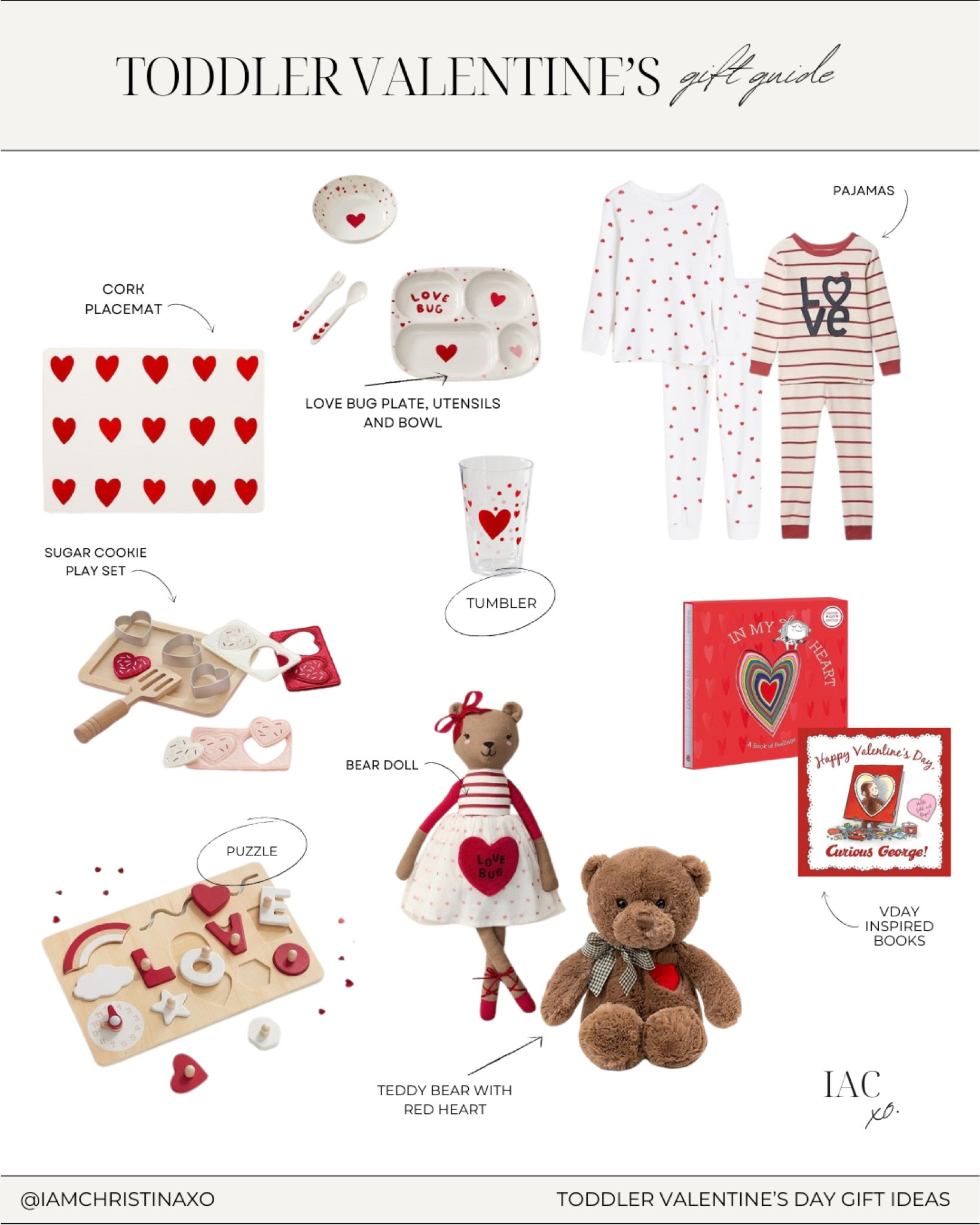 Ready to spread some love this Valentine’s Day? 💖 Check out my toddler gift guide featuring V-Day inspired toys, cozy PJs, sweet books, and cuddly bears! Perfect for little ones to feel the love. ❤️ 🧸🐻

#LTKkids #ValentinesDayGifts #ToddlerGiftGuide