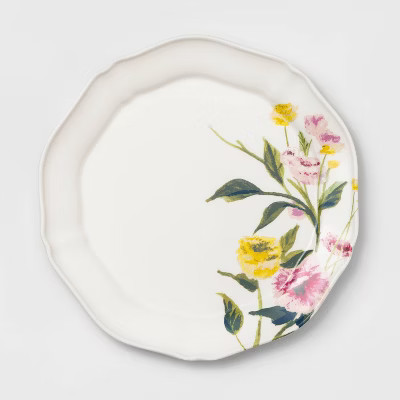 9" Melamine Floral Salad Plate - Threshold™ | Target