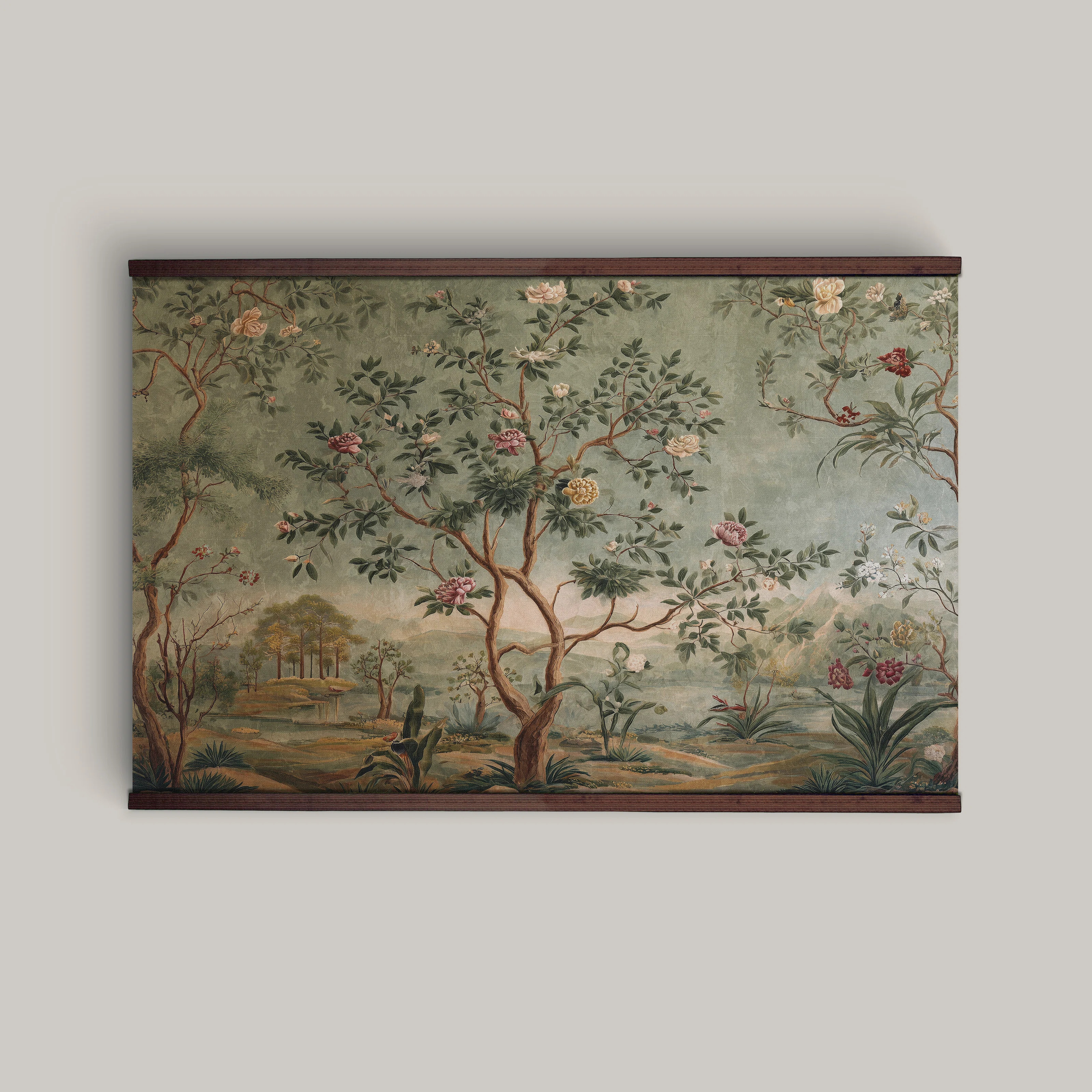 Tapestry, Extra Large Wall Art, Chinoiserie Tree of Life, Wall Hanging | Wayfair North America