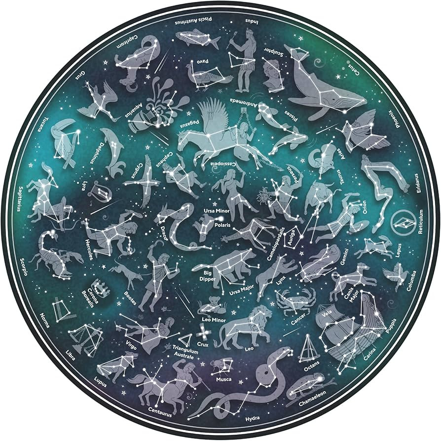 Ridley's Games: Map of The Stars 1000-Piece Jigsaw Puzzle |Perfect for Astrology/Astronomy Lovers... | Amazon (US)