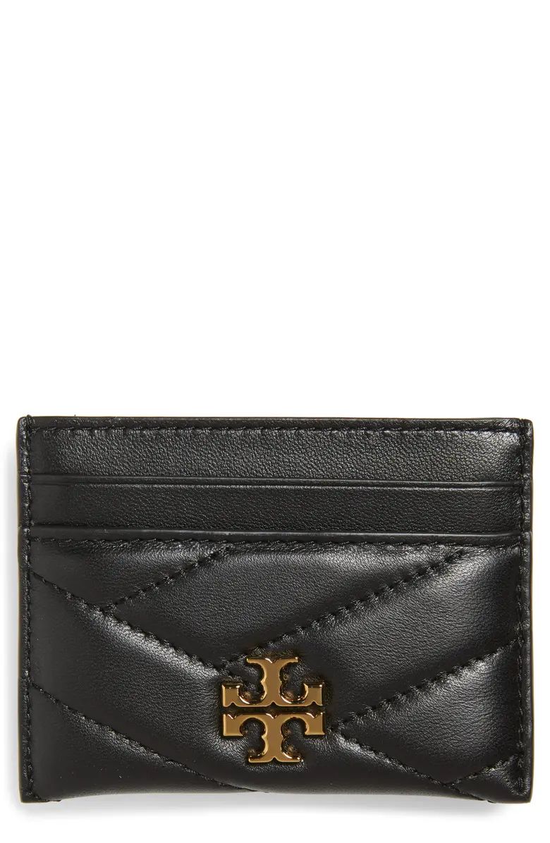 Kira Chevron Leather Card Case | Nordstrom