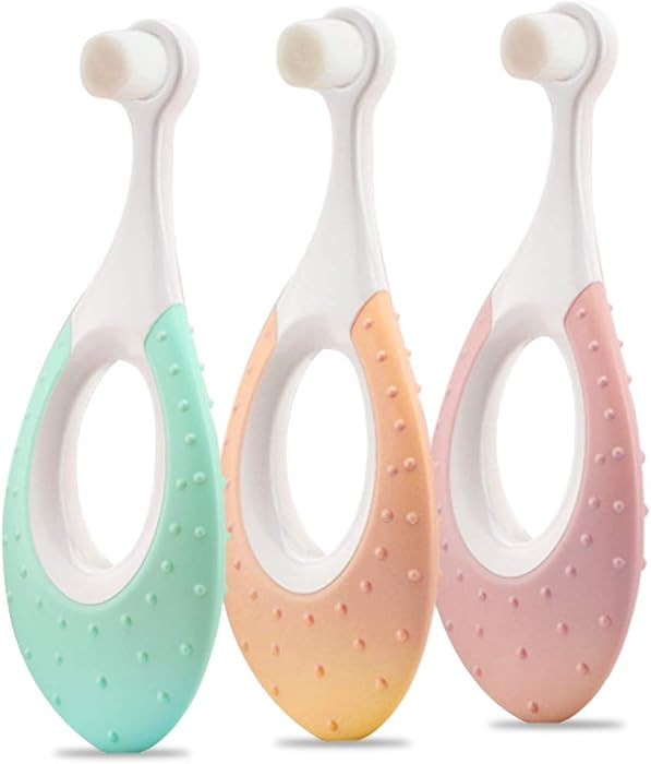 Baby Toothbrush & Toddler Toothbrush for Age 0-2 Years Old. Extra Soft Toothbrush with 10000 Soft... | Amazon (CA)
