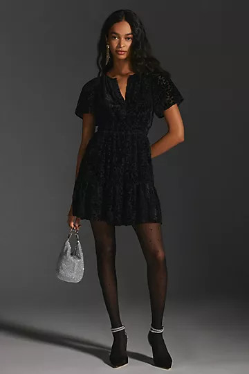 The Somerset Mini Dress: Velvet Edition | Anthropologie (US)