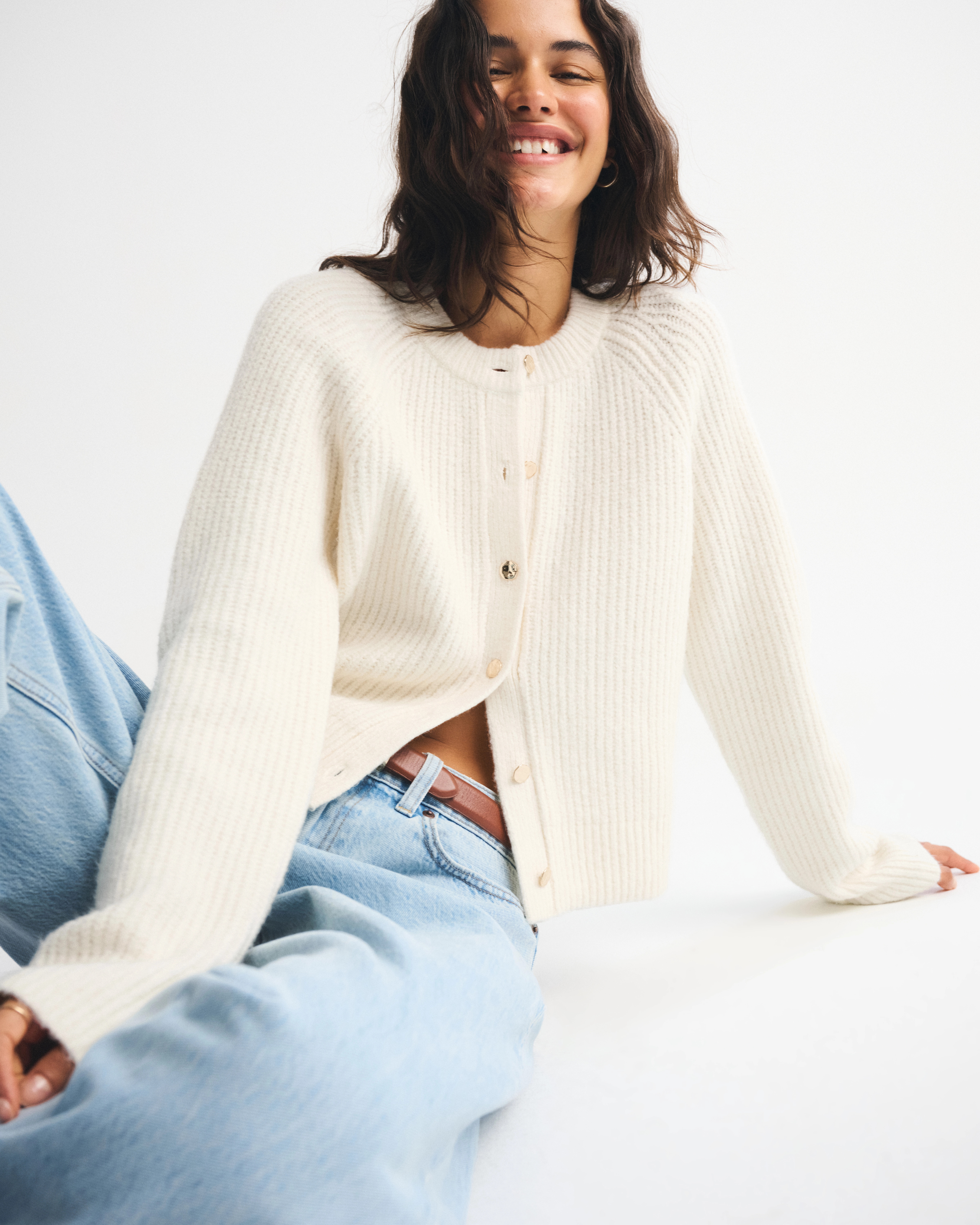 Crew Cardigan | Abercrombie & Fitch (US)