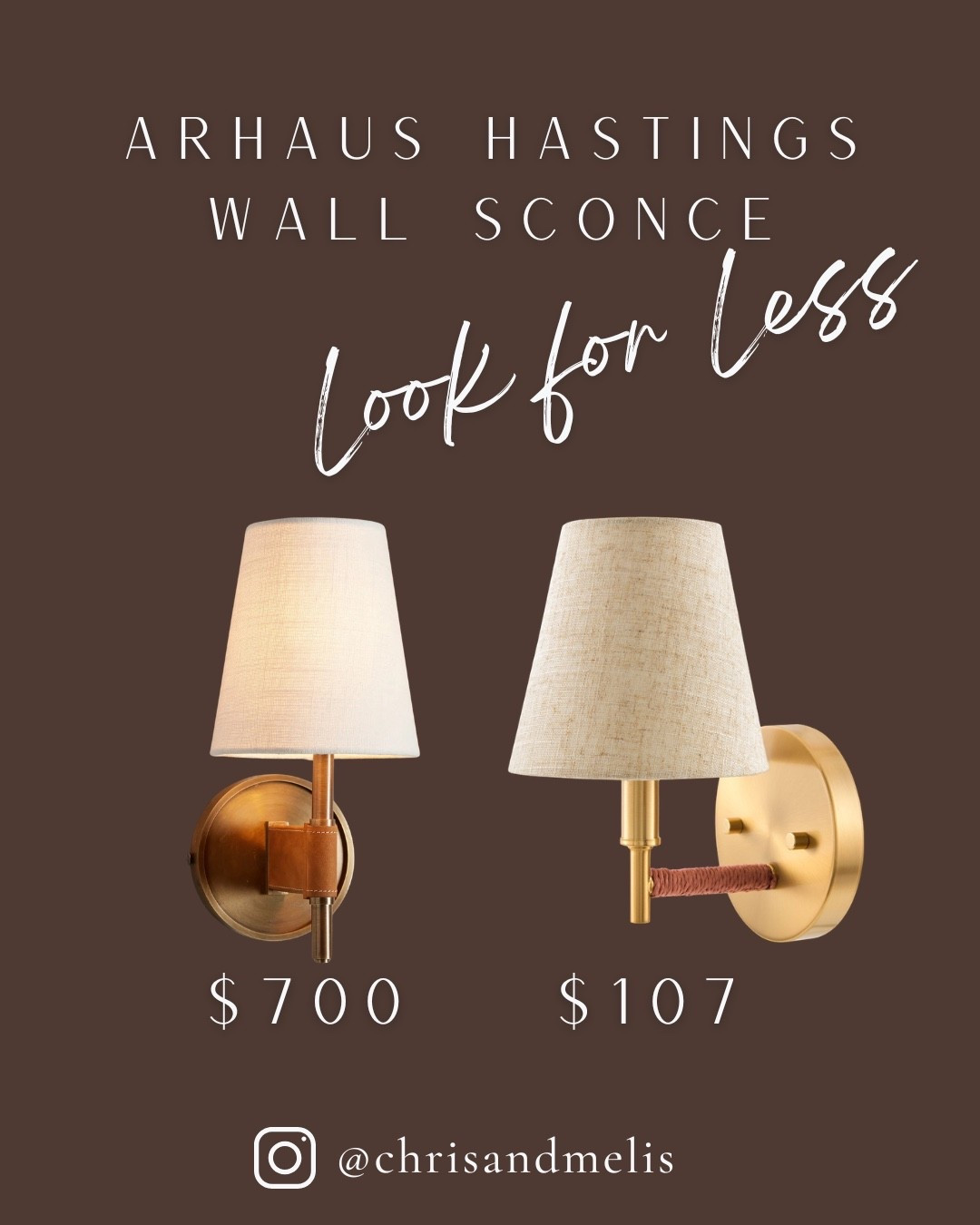 This gives you the Arhaus Hastings wall sconce look for hundreds less!! Gorgeous for over a nightstand or on either side of a work of art!

#LTKHome #LTKSaleAlert