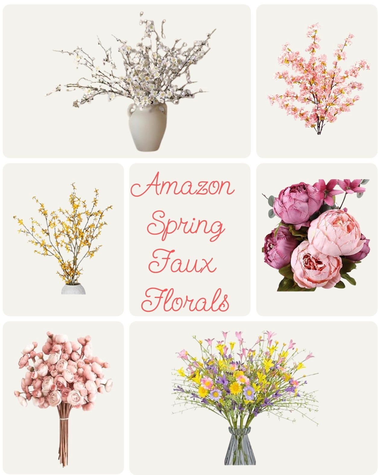 🌸 Amazon Spring Faux Florals 🌸
The easiest way to refresh your home for spring—no watering required. These real-touch faux flowers look so good styled in vases, on tables, or an entryway. Affordable, timeless, and reusable year after year.

#AmazonFinds #AmazonHome #SpringHomeDecor #FauxFlorals #ArtificialFlowers #SpringDecor #HomeDecorInspo #LTKHome #LTKSpring #BudgetHomeDecor #SpringStyling

#LTKSeasonal #LTKHome