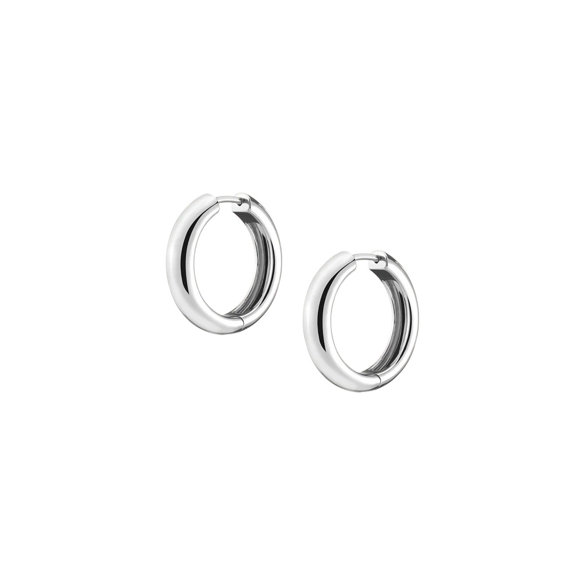 Medium Chunky Hinged Hoop Earrings | AUrate New York
