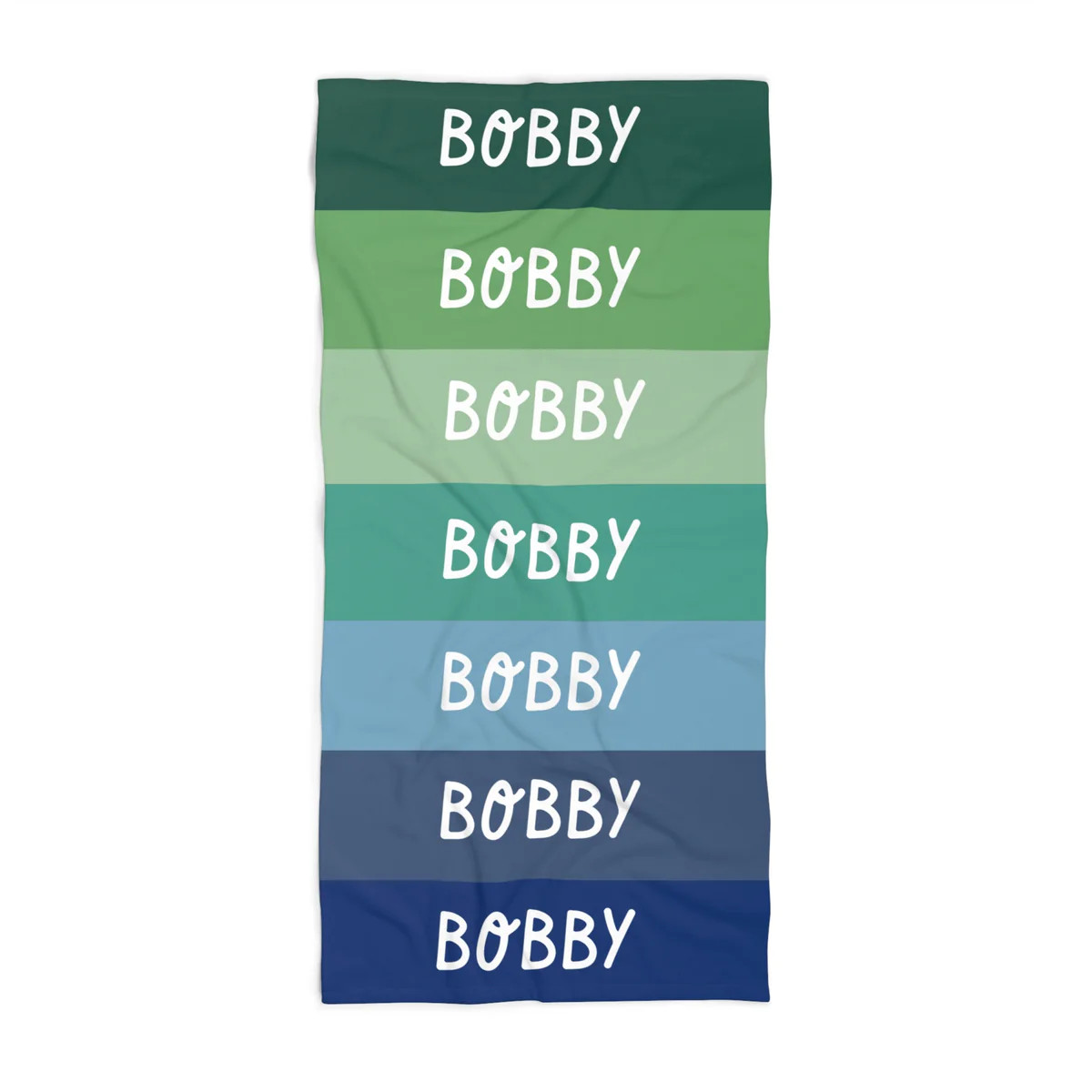 Personalized Boy Beach Towel with Custom Name - Retro | The Little Lemons Company