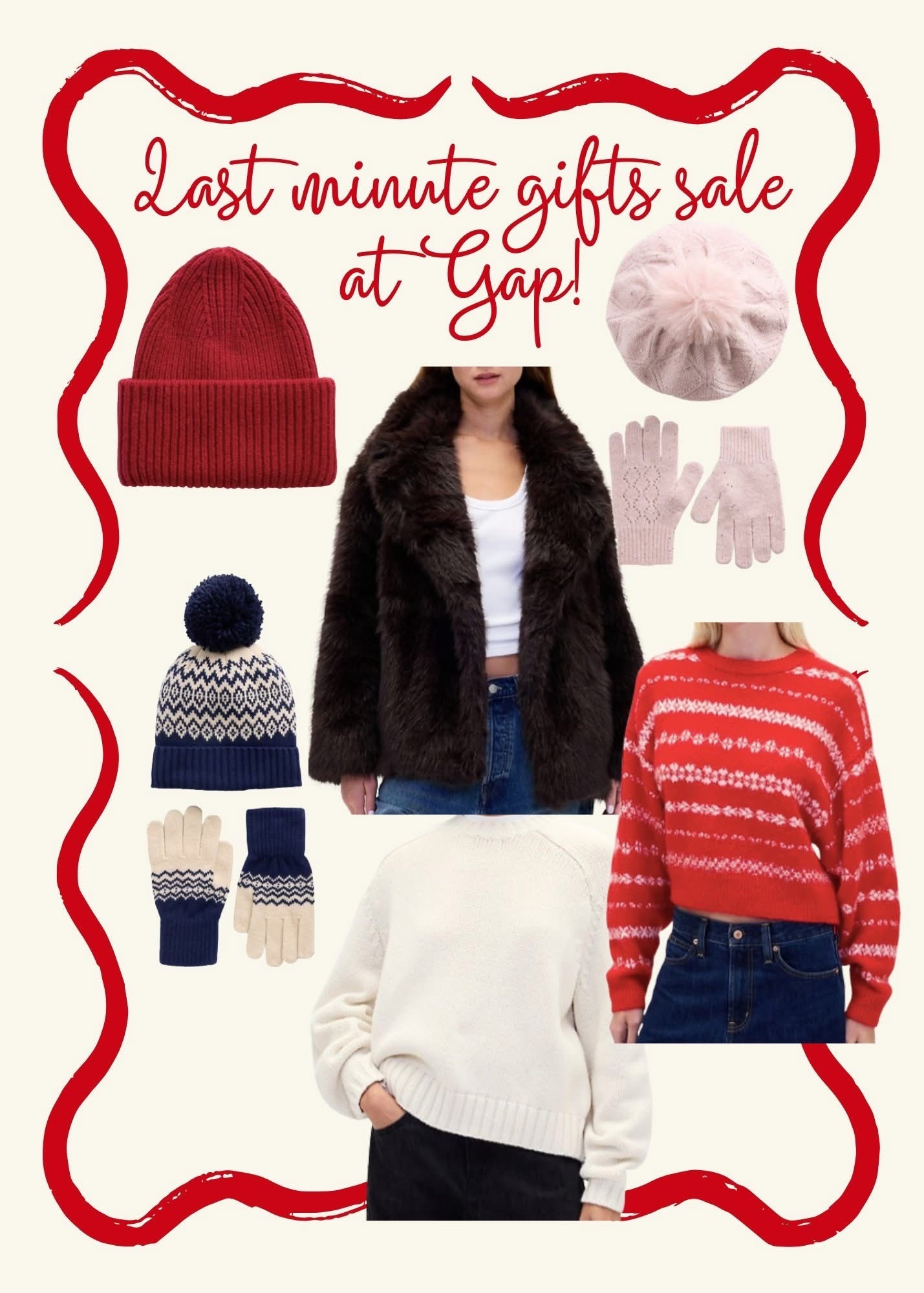 Big savings off last-minute gifts at Gap! Order by today at 12pm PS and select Priority Shipping to get in time for Christmas! 

#LTKHoliday #LTKGiftGuide #LTKSaleAlert