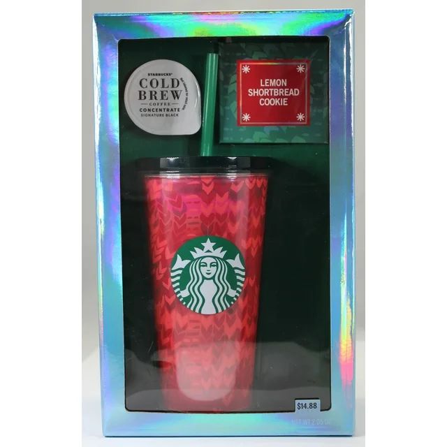 Starbucks Red Cold Cup with Cold Brew and Cookie | Walmart (US)