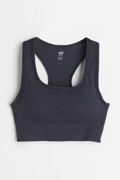 Seamless sports bra in DryMove™ | H&M (UK, MY, IN, SG, PH, TW, HK)
