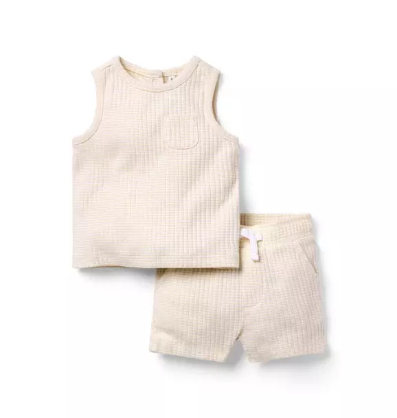 Baby Striped Ribbed Matching Set | Janie and Jack
