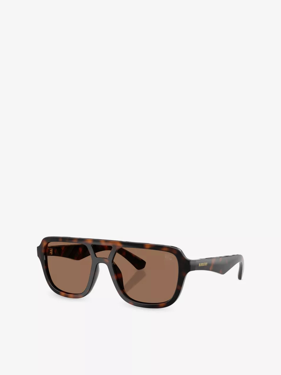 BE4474U Aviator-Frame Tortoiseshell Acetate Sunglasses | Selfridges