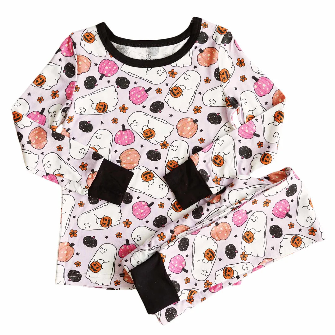 Girly Ghouls Two Piece Pajama Set | Caden Lane