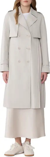 Elanor Pleated Trench Coat | Nordstrom
