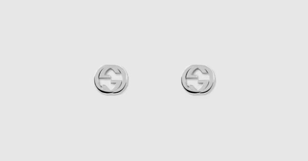 Gucci Interlocking stud earrings | Gucci (US)
